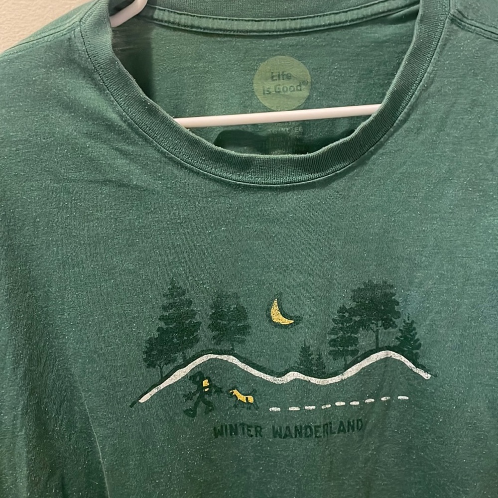 Life is good winter wonderland shirt